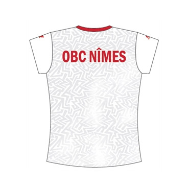 Maillot sublimé blanc OBC Nîmes Femme