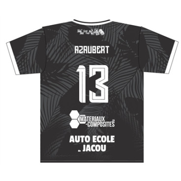 Maillot Sublimé Noir Homme/Junior JACCHB - Pas de personnalisation