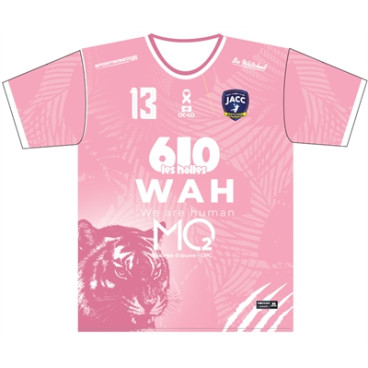 Maillot Sublimé Octobre Rose Homme/Junior JACCHB - Pas de n° ou personnalisation