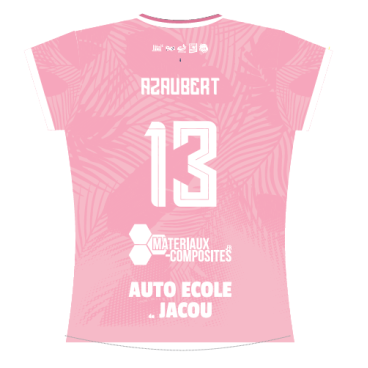 Maillot sublimé Rose Femme JACCHB - Pas de n° ou personnalisation