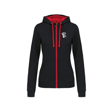 Veste capuche bi-color VCT Femme