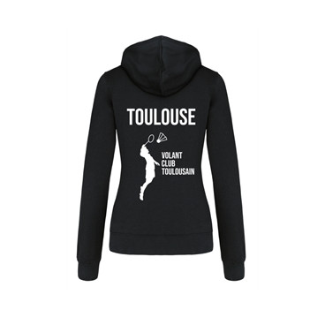 Veste capuche bi-color VCT Femme