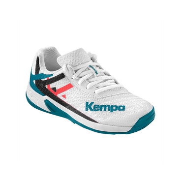 Kempa Wing 2.0 Junior White/Cyan