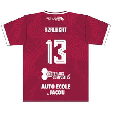 Maillot Sublimé Bordeaux Homme/Junior JACCHB - Pas de n° ou personnalisation