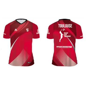 Maillot sublimé rouge VCT Homme